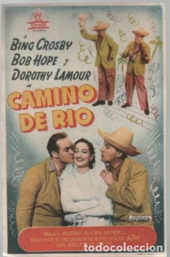 Cine: PROGRAMA DE CINE: CAMINO DE RIO PC-11551 - Foto 1
