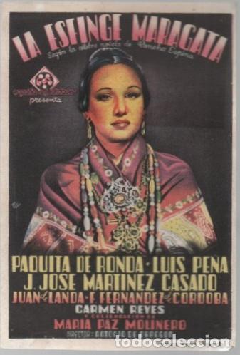 Cine: PROGRAMA DE CINE: LA ESFINGE MARAGATA PC-11553