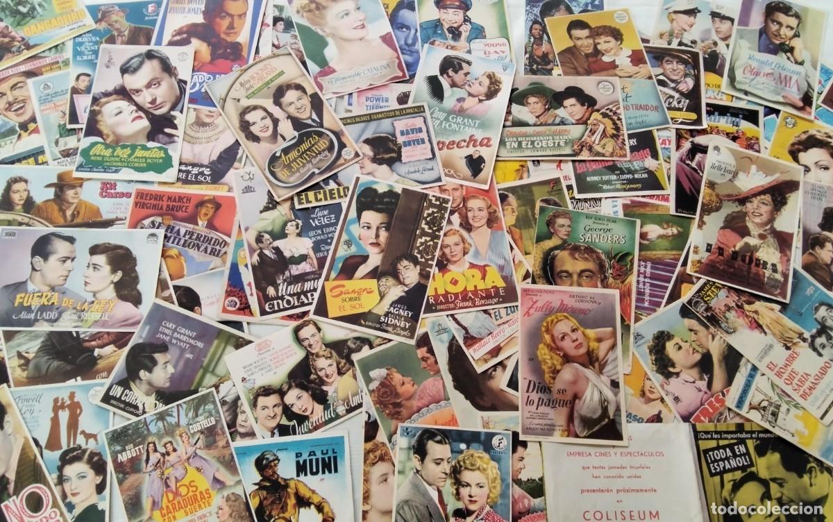 Cine: 87 PROGRAMAS DE CINE ANTIGUOS TODOS CON PUBLICIDAD , MUCHOS DE LOS A&Ntilde;OS 40 , VER FOTOS