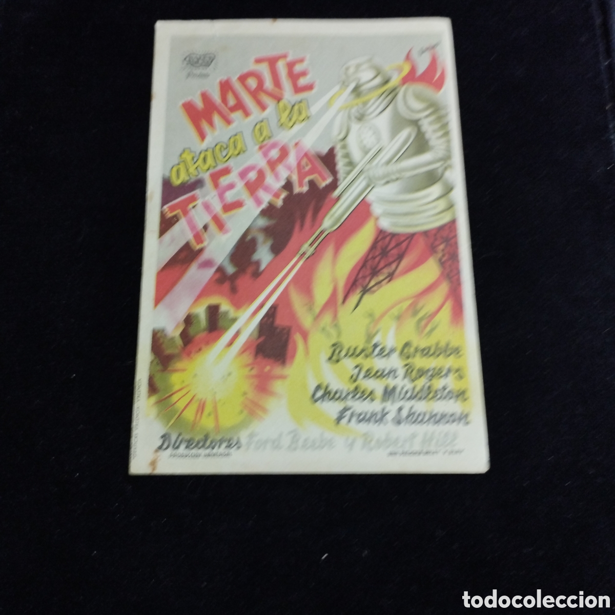 Cine: Marte ataca a la Tierra. Buster Grabbe. Jean Rogers. Sp