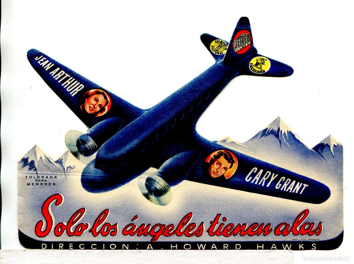 Cine: SOLO LOS &Aacute;NGELES TIENEN ALAS, con Cary Grant.