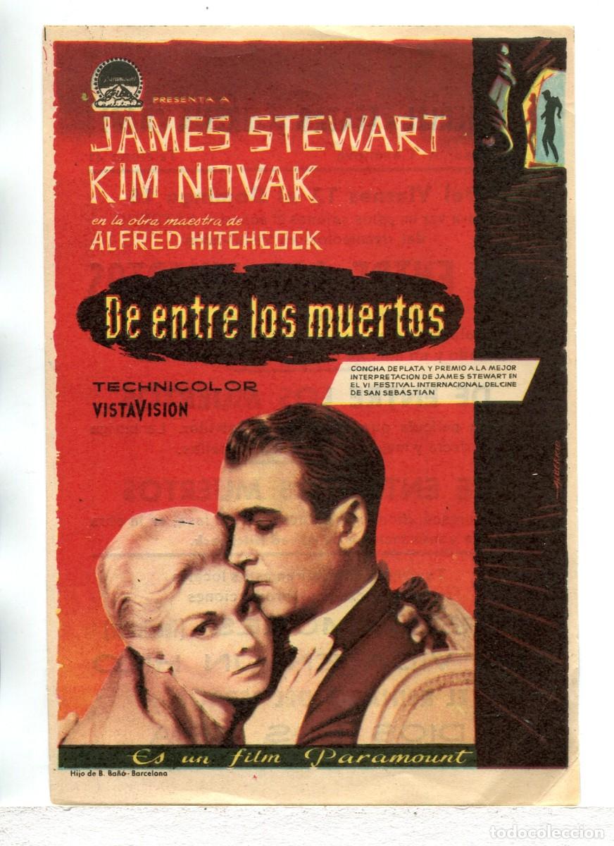 Cine: DE ENTRE LOS MUERTOS, de Alfred Hitchcock.