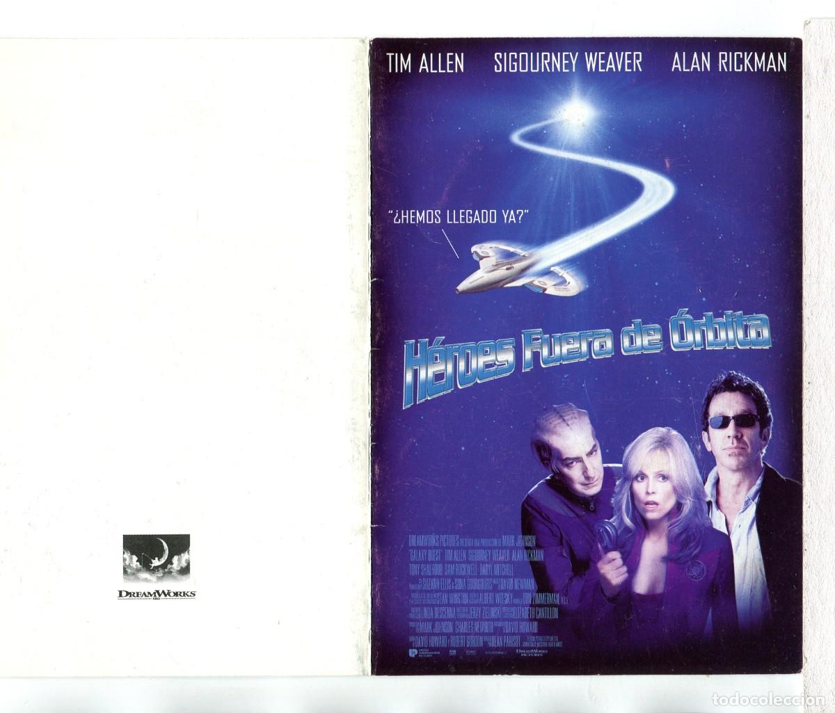 Cine: H&Eacute;ROES FUERA DE &Oacute;RBITA, con Sigourney Weaver.