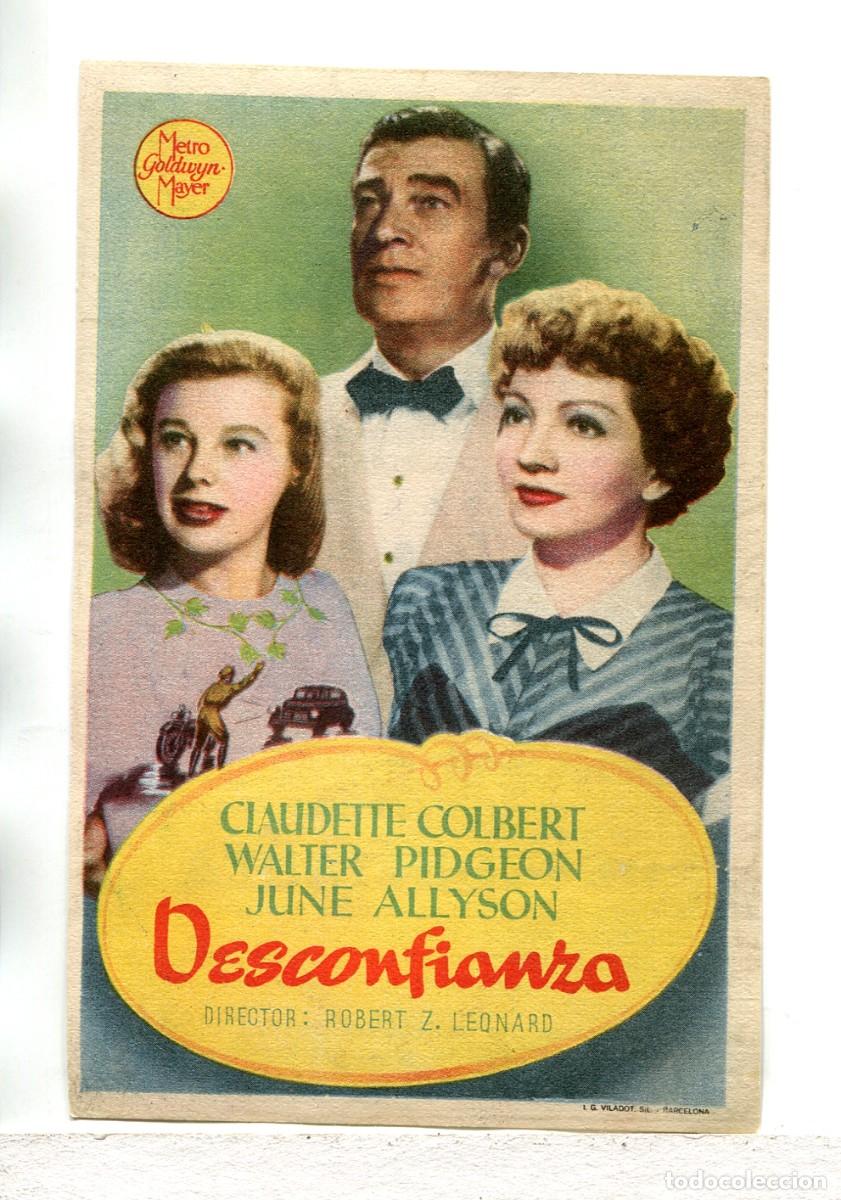 Cine: DESCONFIANZA, con Claudette Colbert. - Foto 1