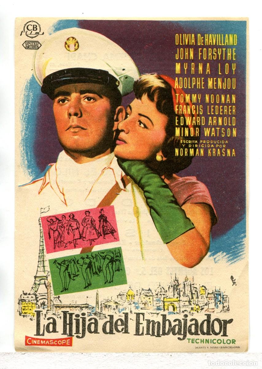 Cine: LA HIJA DEL EMBAJADOR, con Myrna Loy.