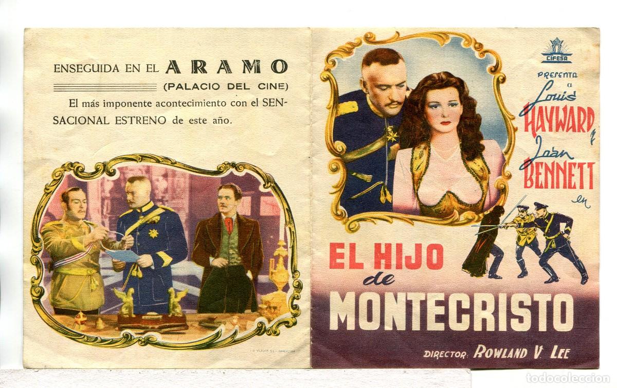 Cine: EL HIJO DE MONTECRISTO, con Louis Hayward.