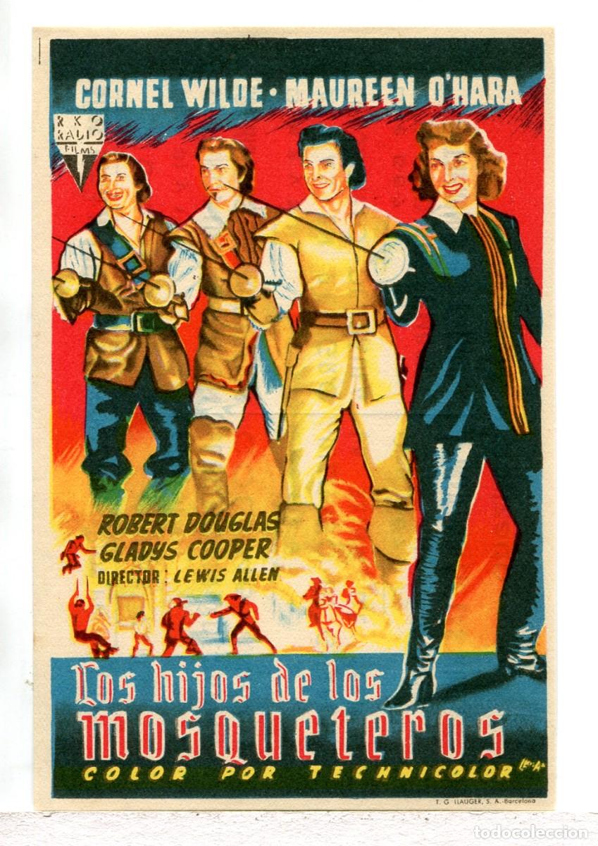 Cine: LOS HIJOS DE LOS MOSQUETEROS, con Maureen O&acute;Hara.