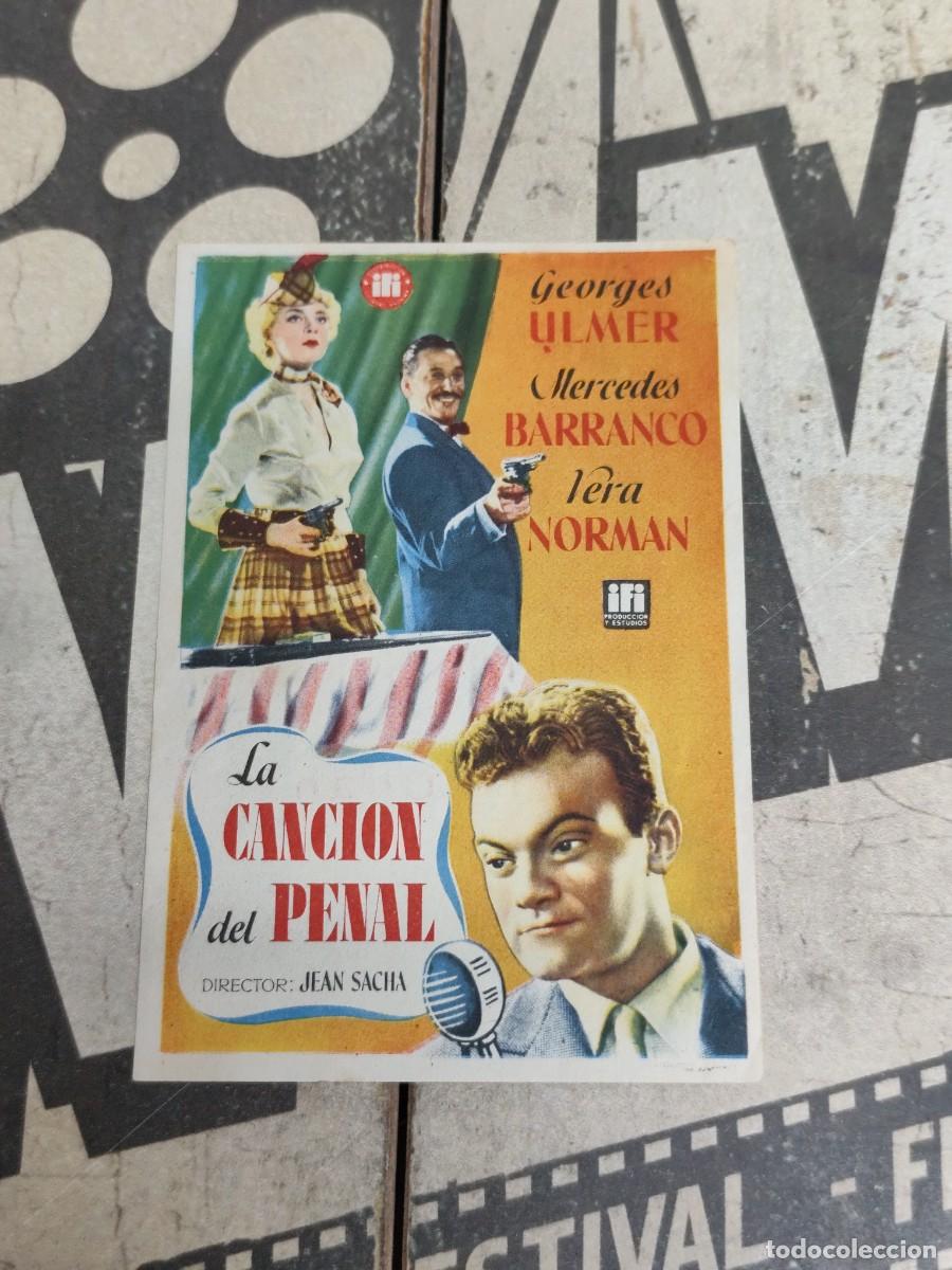 Cine: Las cancion del penal con sello Casino La Bauna Castellbell y Vilar