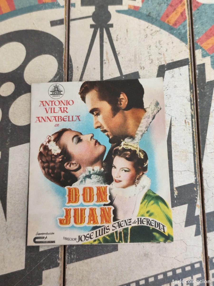 Cine: Don Juan doble con publicidad Casino La Bauma Castellbell y Vilar