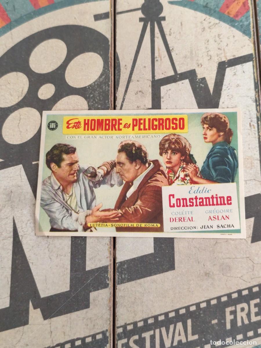 Cine: Este hombre es peligroso con publicidad Casino La Bauma Castellbell y Vilar