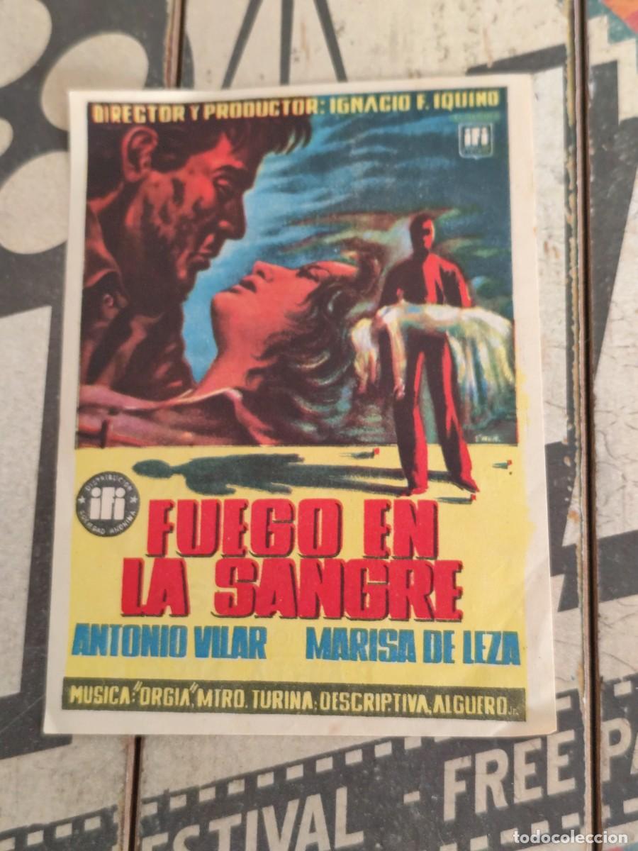 Cine: Fuego en caja sangre con publicidad Casino La Bauma Castellbell y Vilar