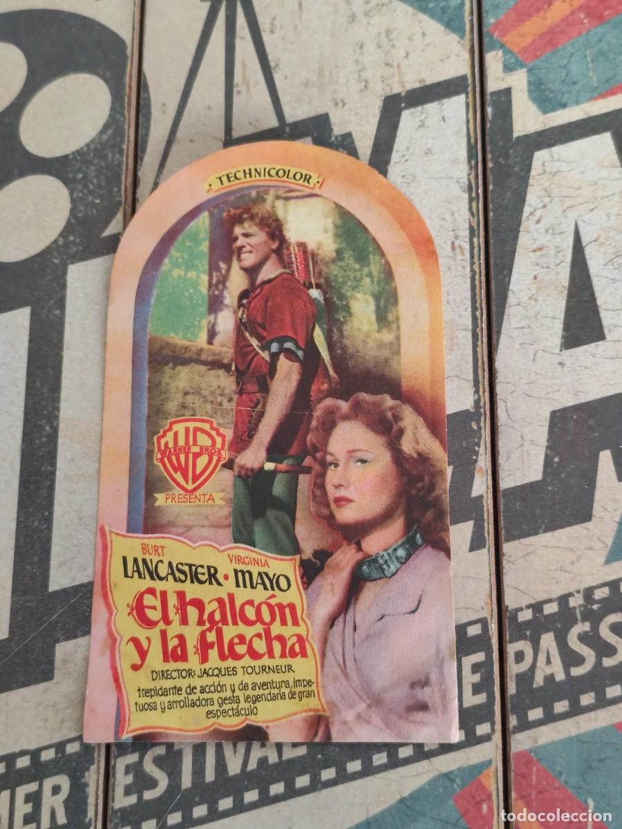 Cine: El halc&oacute;n y la flecha Troquelado con publicidad Casino La Bauma Castellbell y Vilar