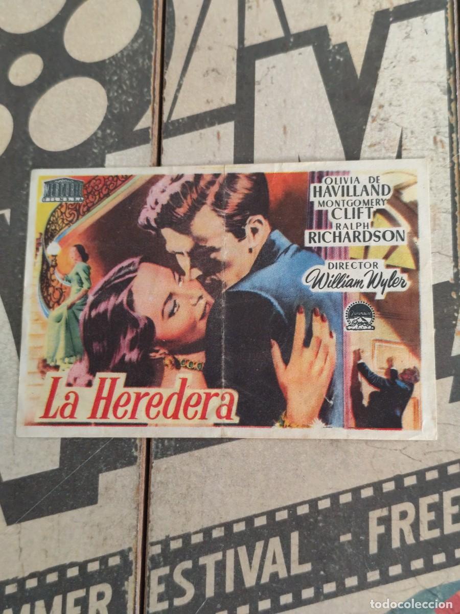 Cine: La heredera con publicidad Cine La Violeta Castelldans
