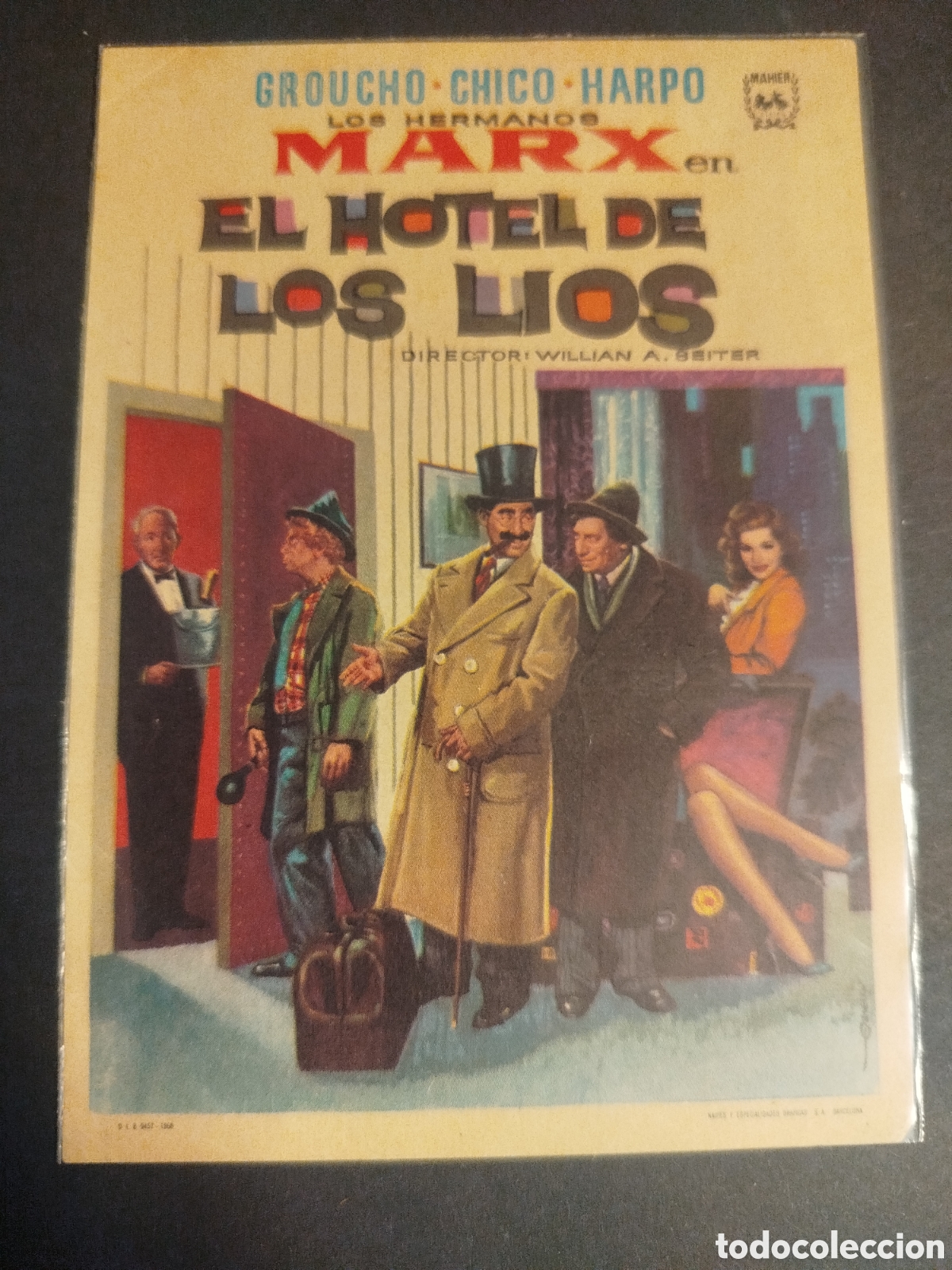 Cine: EL HOTEL DE LOS L&Iacute;OS S/PUBLICIDAD - Foto 1