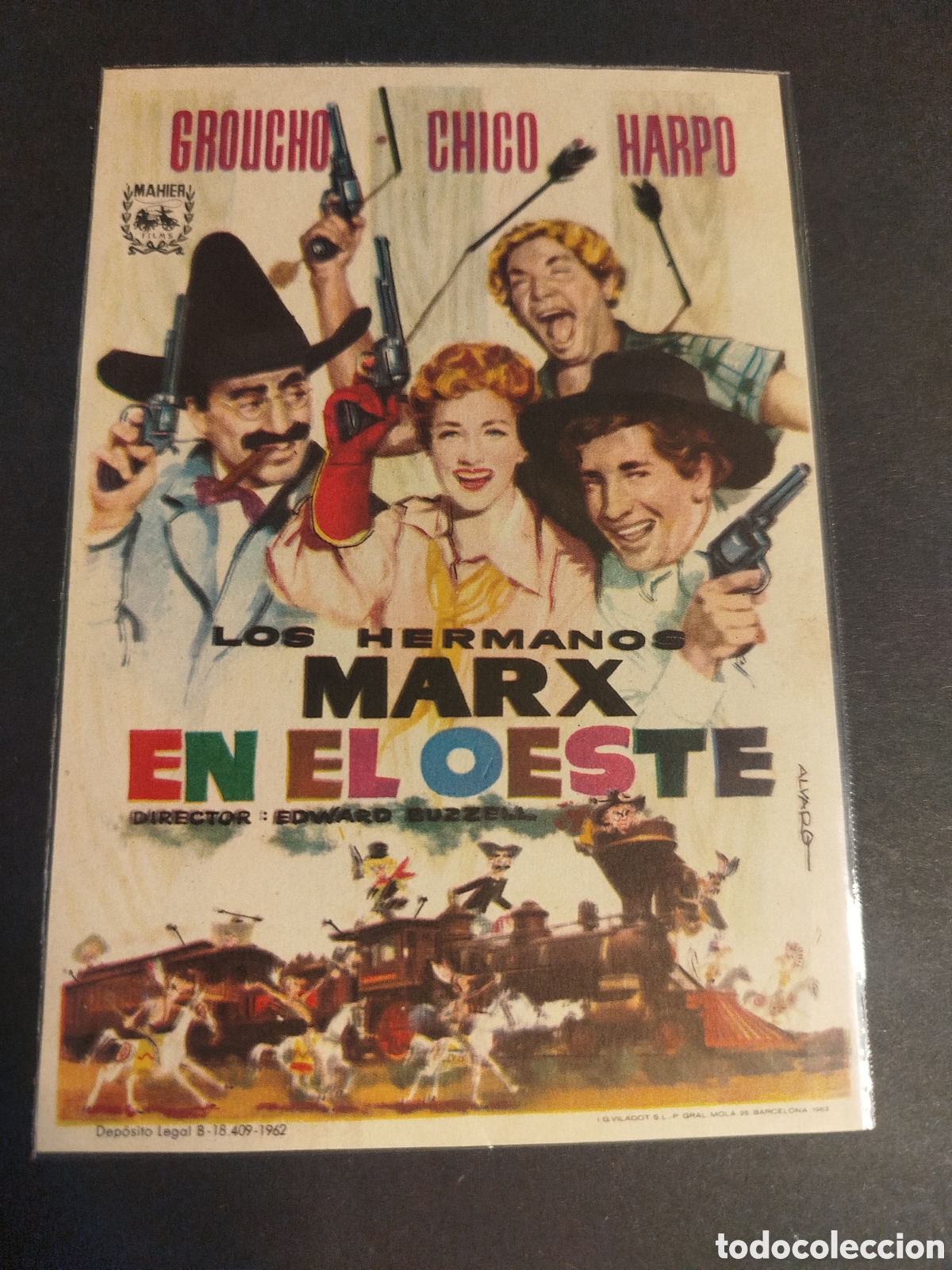 Cine: LOS HERMANOS MARX EN EL OESTE S/PUBLICIDAD