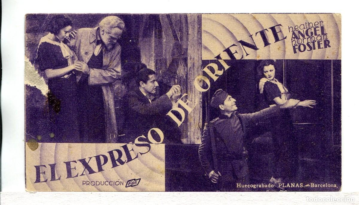 Cine: EL EXPRESO DE 0RIENTE, con Norman Foster. - Foto 1
