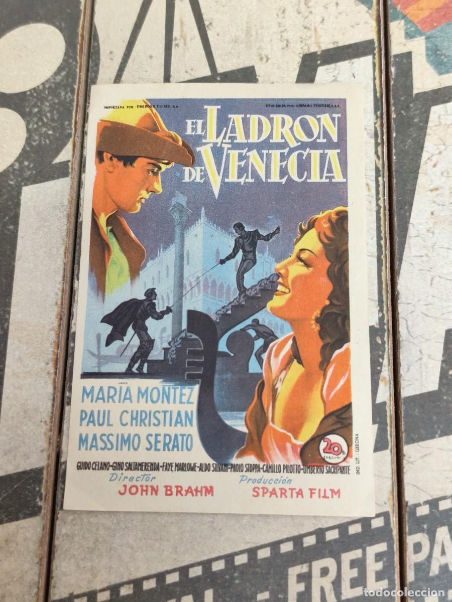 Cine: El ladr&oacute;n de Venecia con publicidad Casino La Bauna Castellbell y Vilar