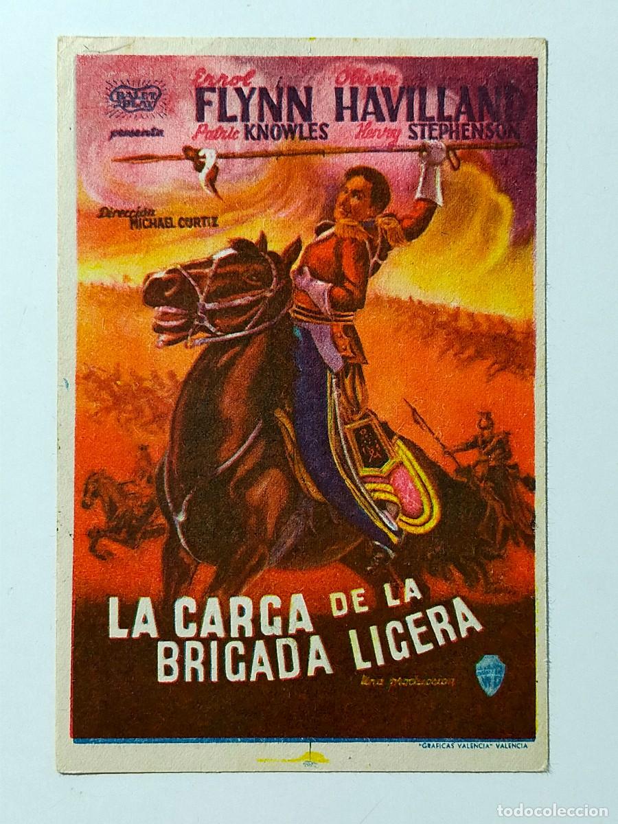 Cine: Programa Sencillo Orig: LA CARGA DE LA BRIGADA LIGERA. Errol Flynn... - Cine Villamarta, Jerez