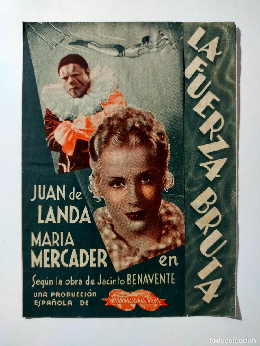 Cine: Programa Doble Orig LA FUERZA BRUTA. Juan de Landa, Maria Mercader - Teatro Las Cortes, San Fernando