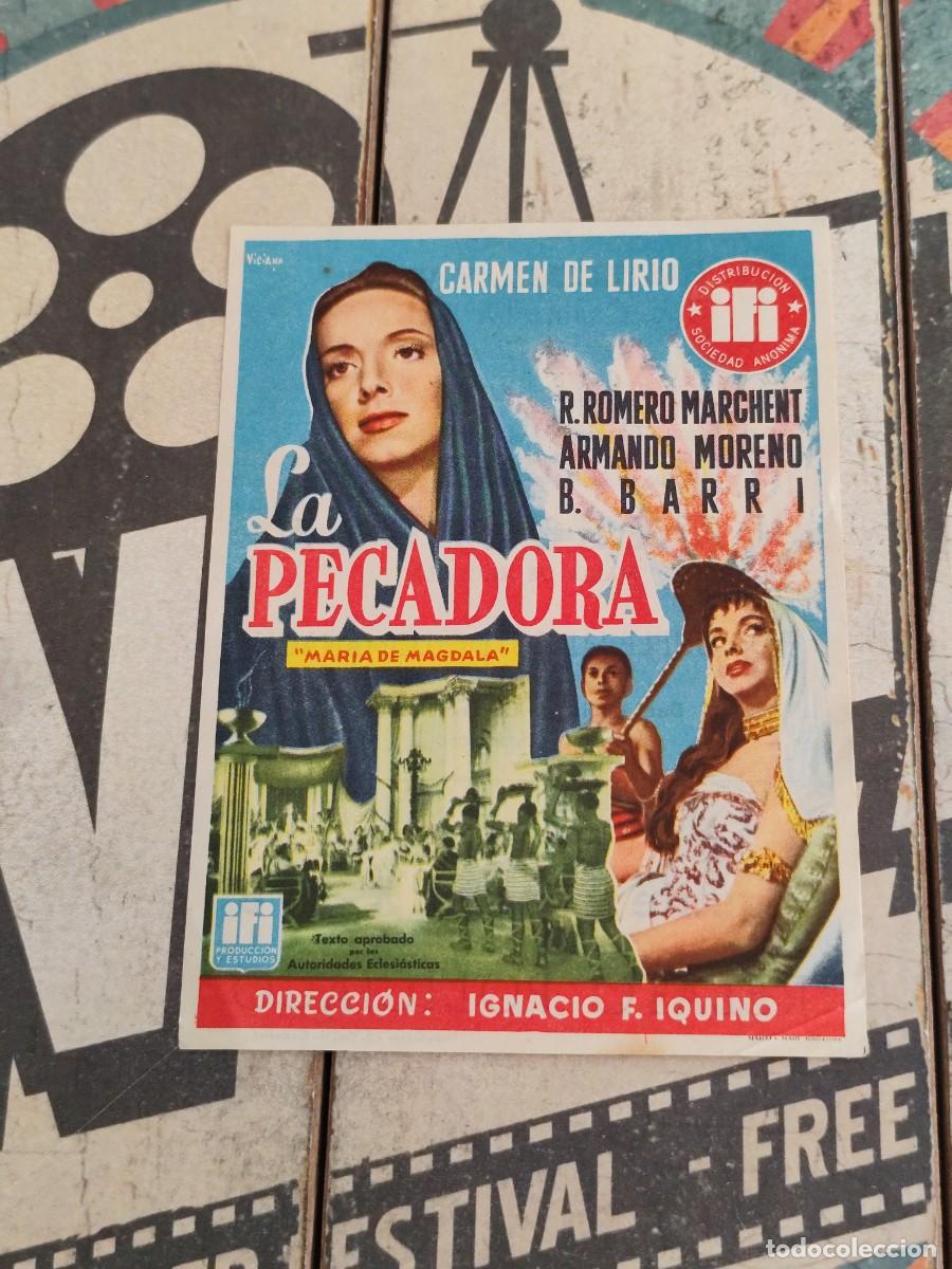 Cine: La pecadora con publicidad Casino La Bauma Castellbell y Vilar
