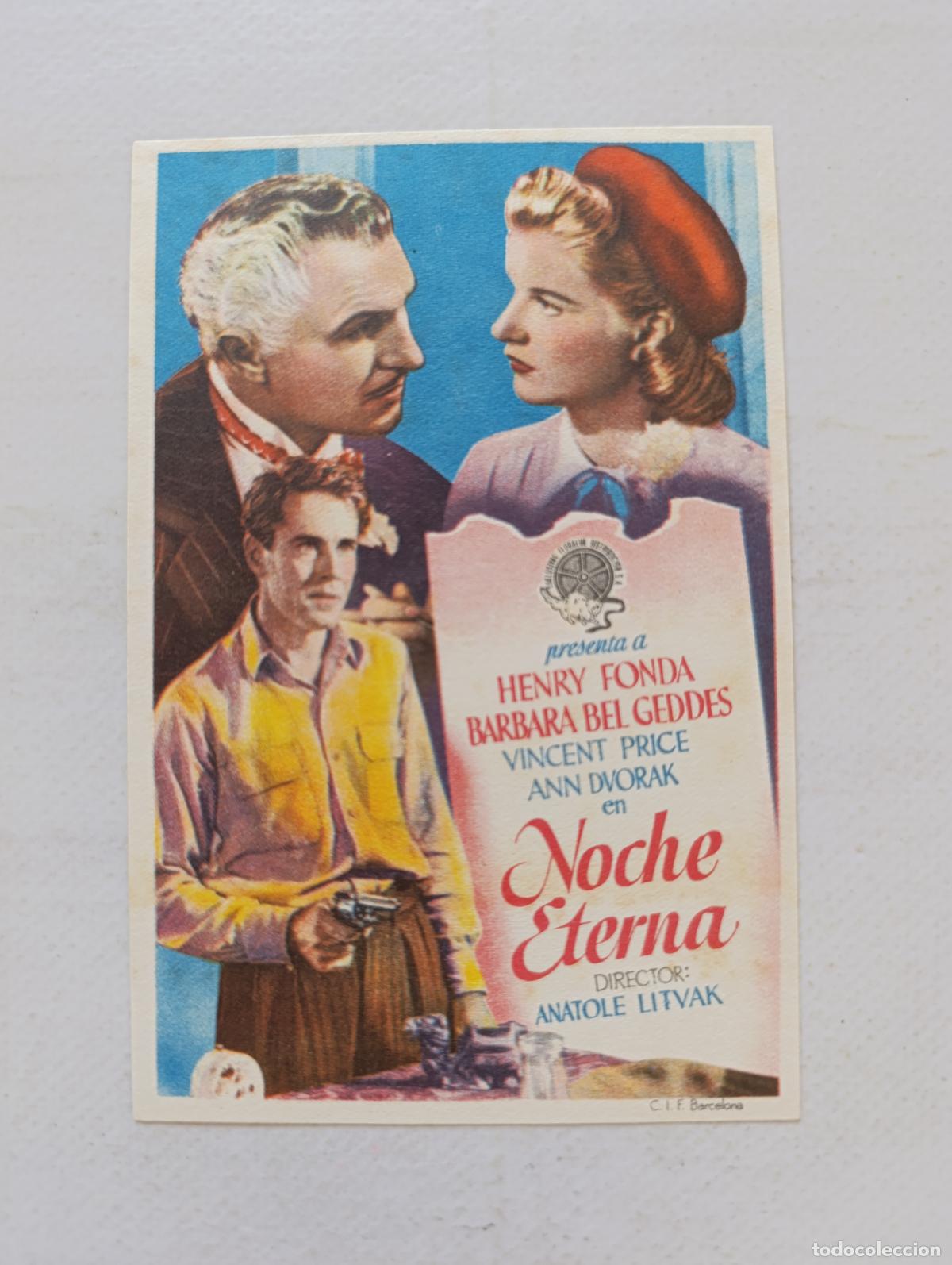 Cine: DVD NOCHE ETERNA - HENRY FONDA - SIN PUBLICIDAD (150H)