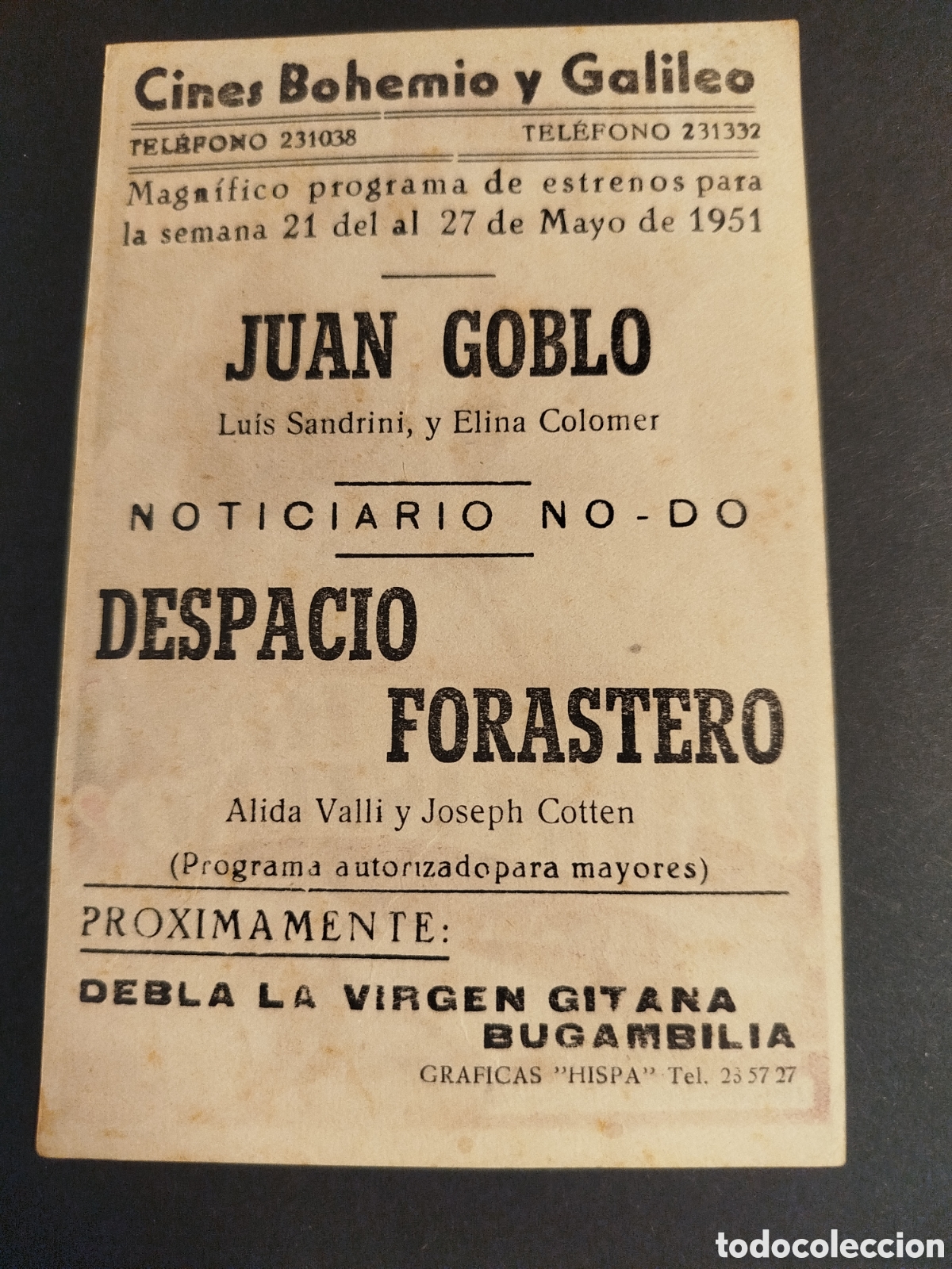 Cine: &iexcl;DESPACIO, FORASTERO! C/PUBLICIDAD - Foto 2