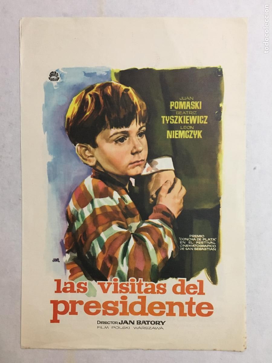 Cine: PTEB 109 LAS VISITAS DEL PRESIDENTE PROGRAMA PASQUIN JANUSZ POMASKI JAN BATORY JANO