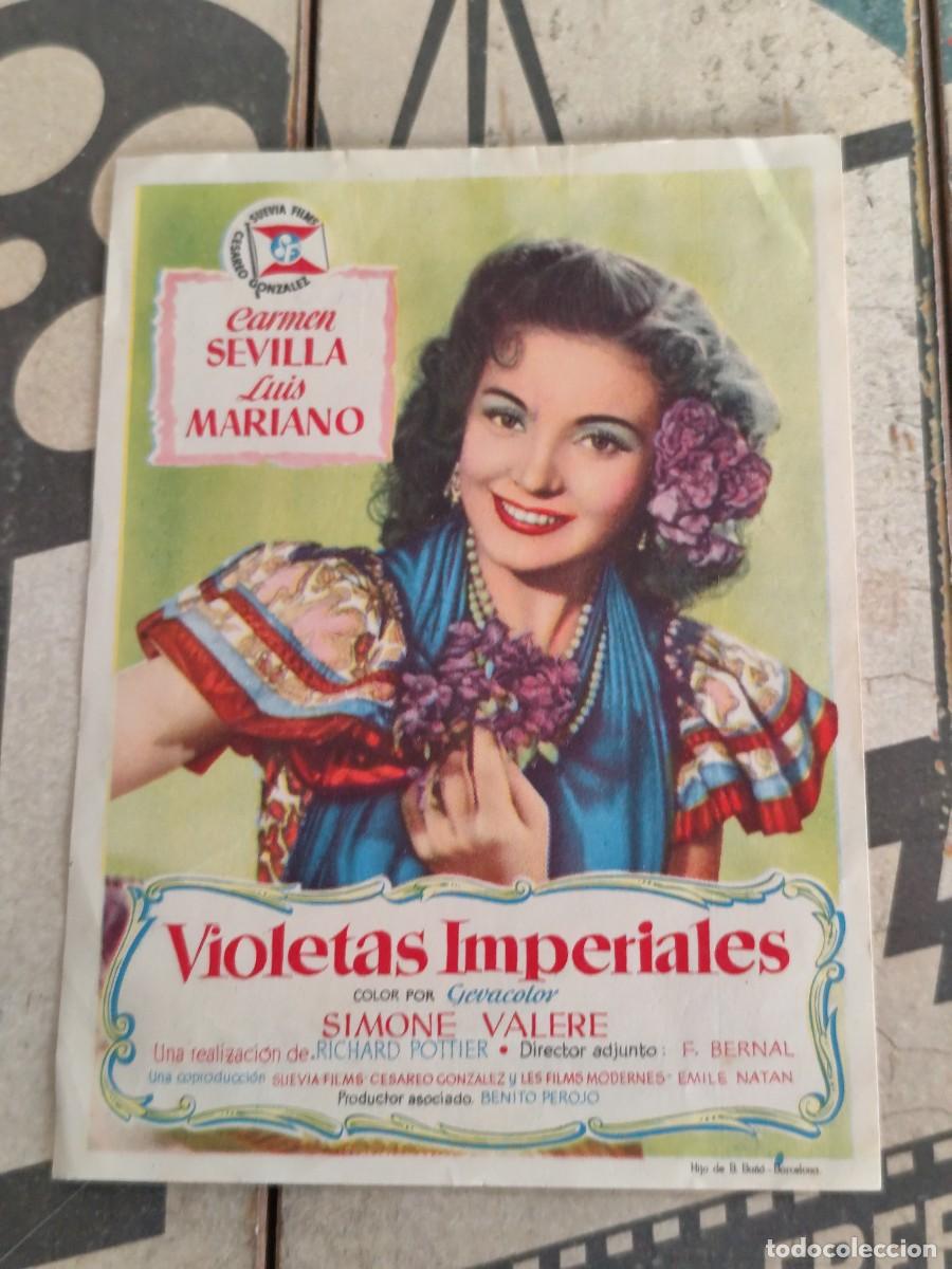 Cine: Violetas imperiales con sello Casino Borras Castellbell y Vilar