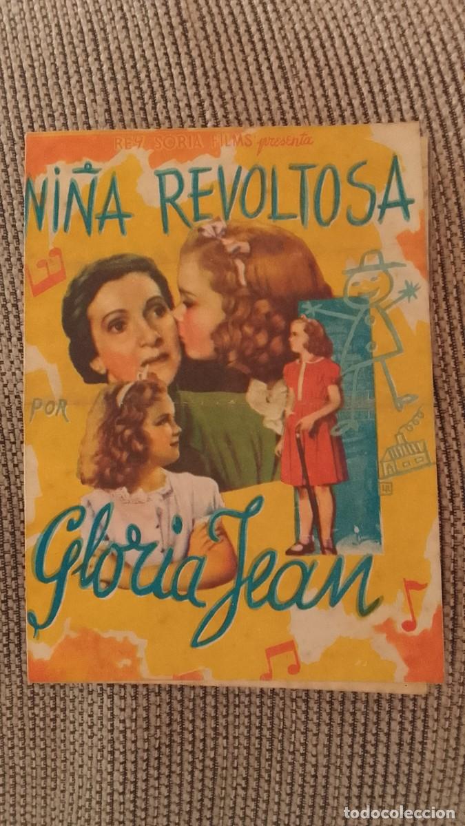 Cine: PROGRAMA DE CINE. NI&Ntilde;A REVOLTOSA. GLORIA JEAN. CINE IDEAL. CASTELLO DE AMPURIAS. DE MANO.