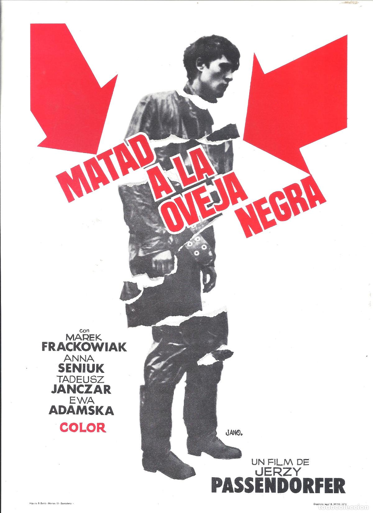 Cine: PTEB 109 MATAD A LA OVEJA NEGRA PROGRAMA PASQUIN JERZY PASSENDORFER