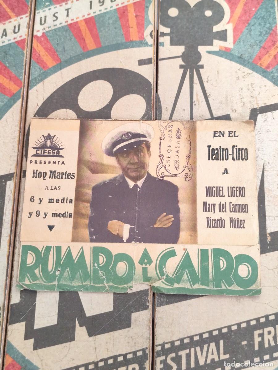 Cine: Rumbo al Cairo doble con publicidad Teatro Circo Puente Genil