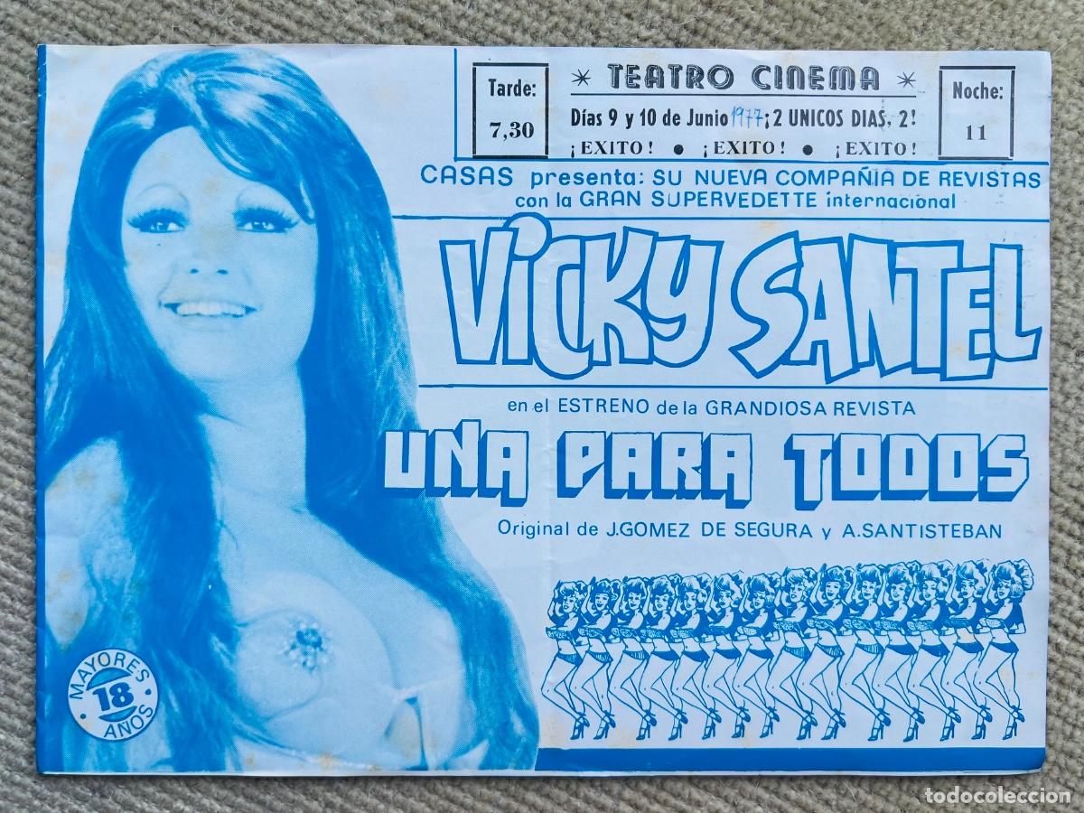 Cine: Programa Teatro Cinema (Santander, 1977) - Una para Todos - S&uacute;per Supervedette Vicky Santel