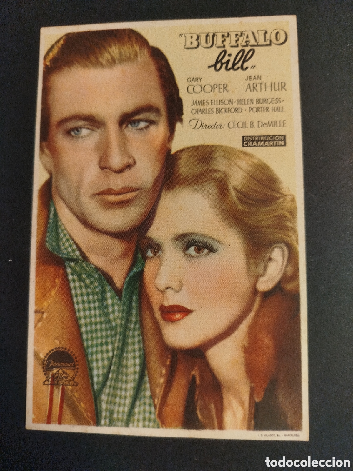 Cine: BUFFALO BILL S/PUBLICIDAD
