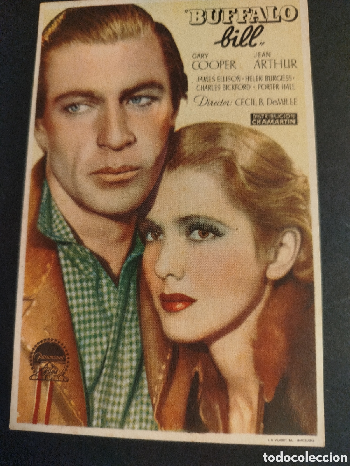Cine: BUFFALO BILL S/PUBLICIDAD