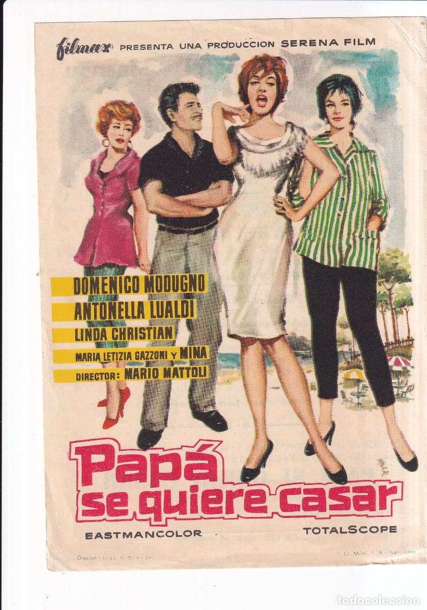 Cine: PAPA SE. QUIERE, CASAR : DOMENICO MODUGNO
