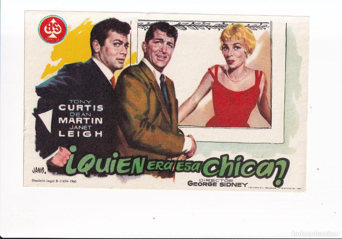 Cine: QUIEN ERA ESA CHICA : TONY CURTUS