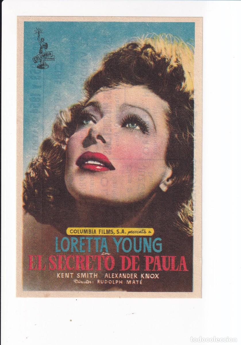 Cine: EL SECRETO DE PAULA : LORETTA YOUNG