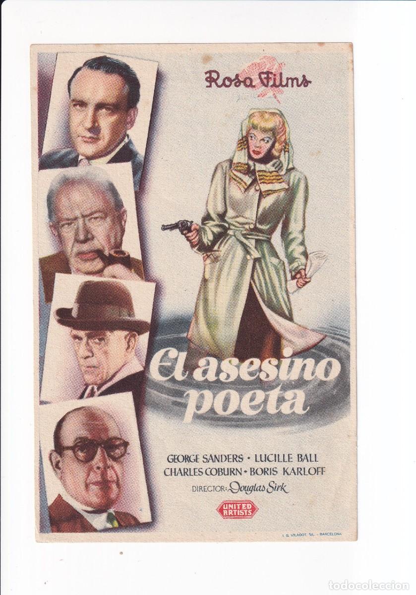 Cine: EL ASESINO POETA : GEORGE SANDERS