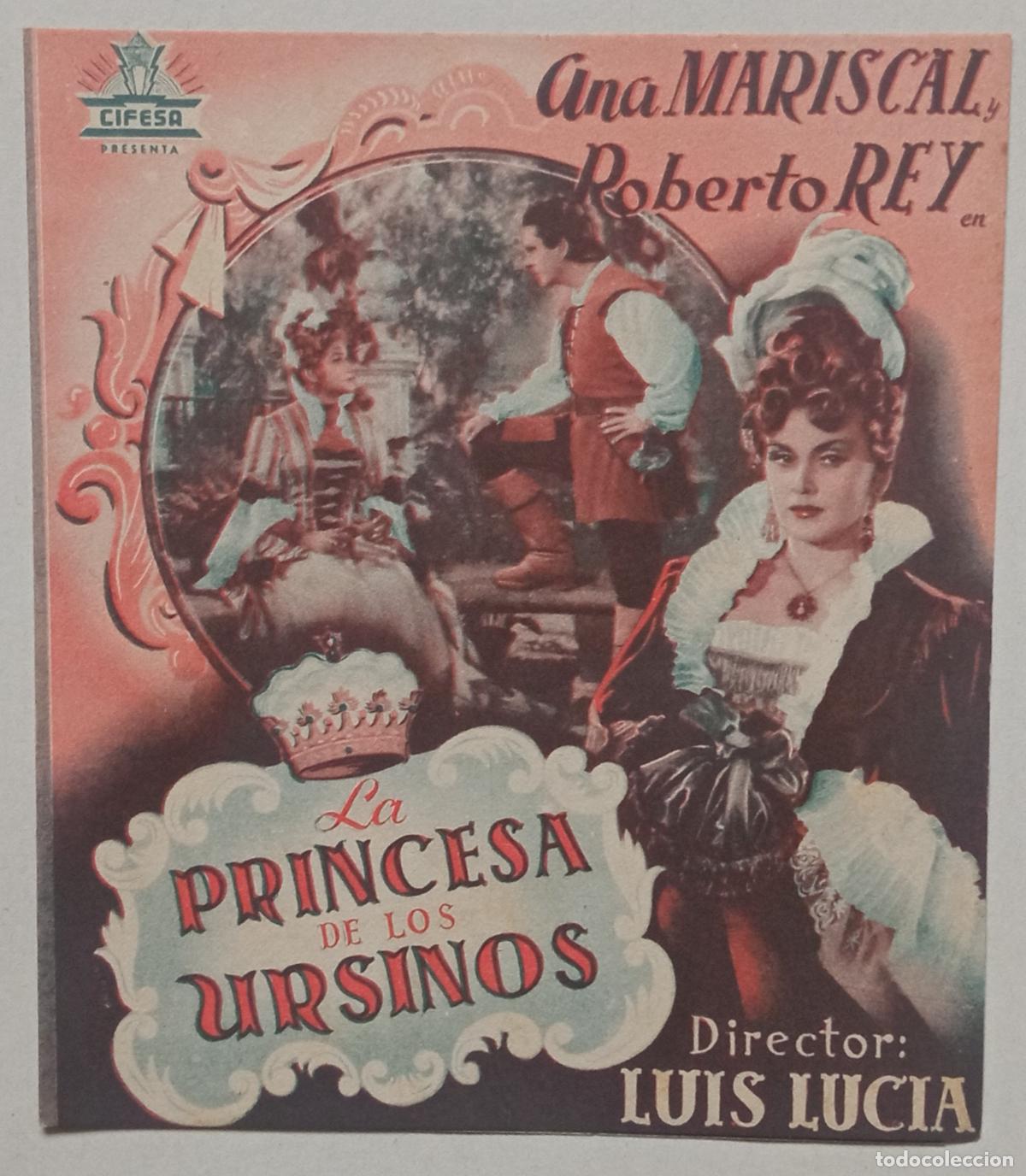 Cine: PROGRAMA DOBLE. ANA MARISCAL. LA PRINCESA DE LOS URSINOS. CINE SANTA BR&Iacute;GIDA. LAS PALMAS