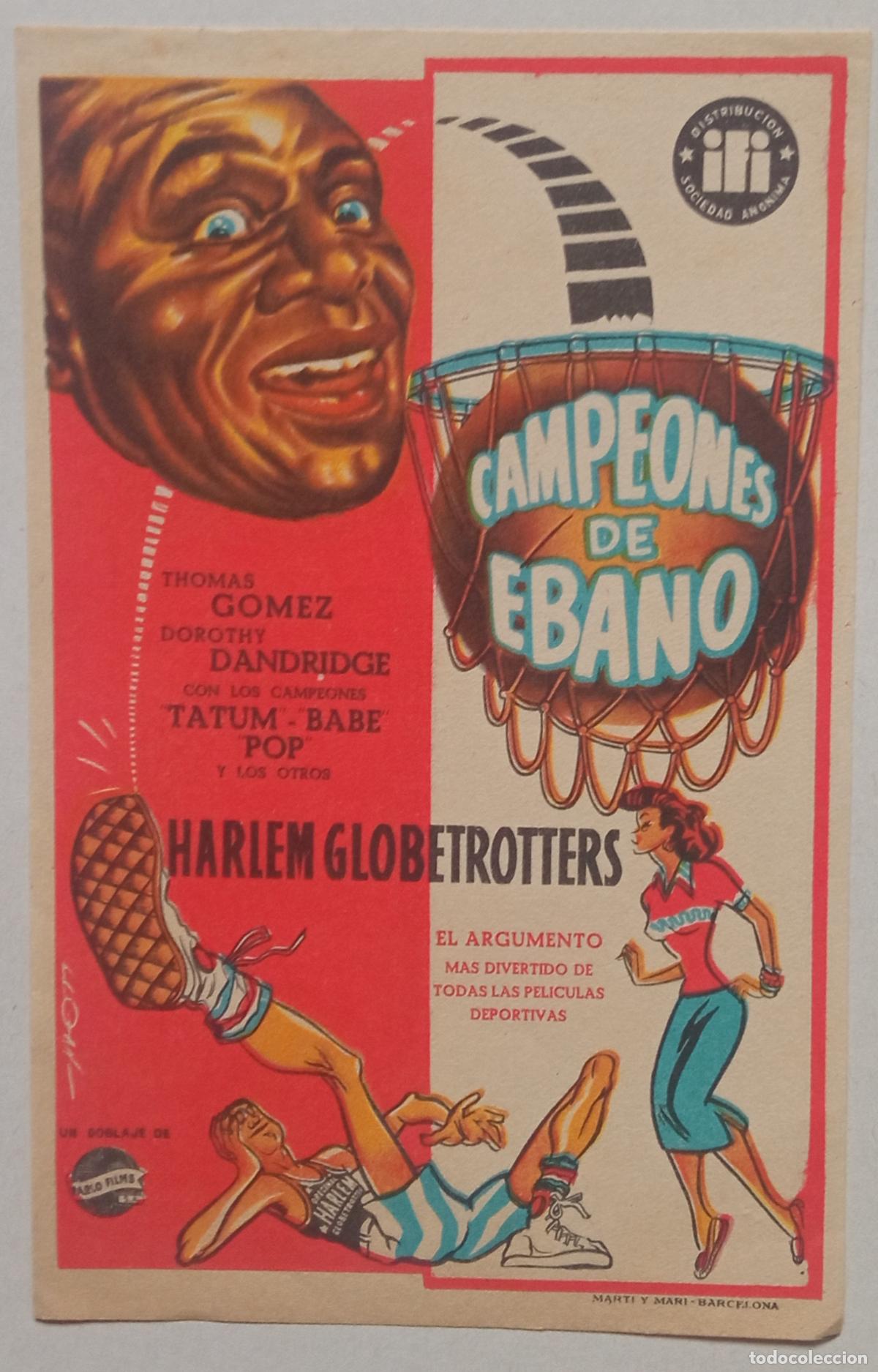 Cine: PROGRAMA DE CINE. HARLEM GLOBETROTTERS. CAMPEONES DE &Eacute;BANO
