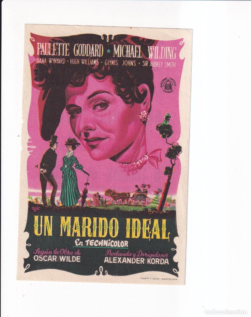 Cine: UN MARIDO IDEAL :PAULETTE GODDARD