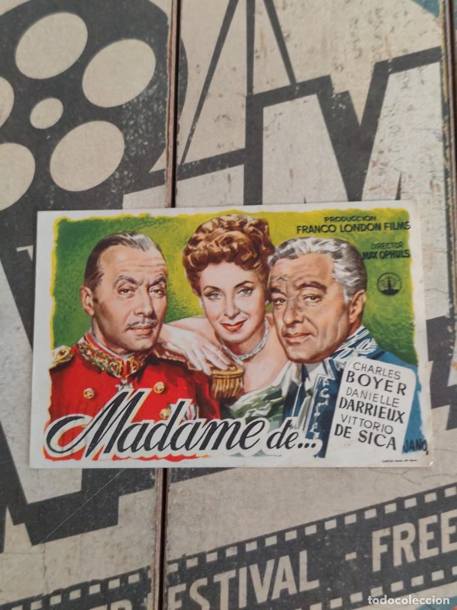 Cine: Madame de ... sin Publicidad
