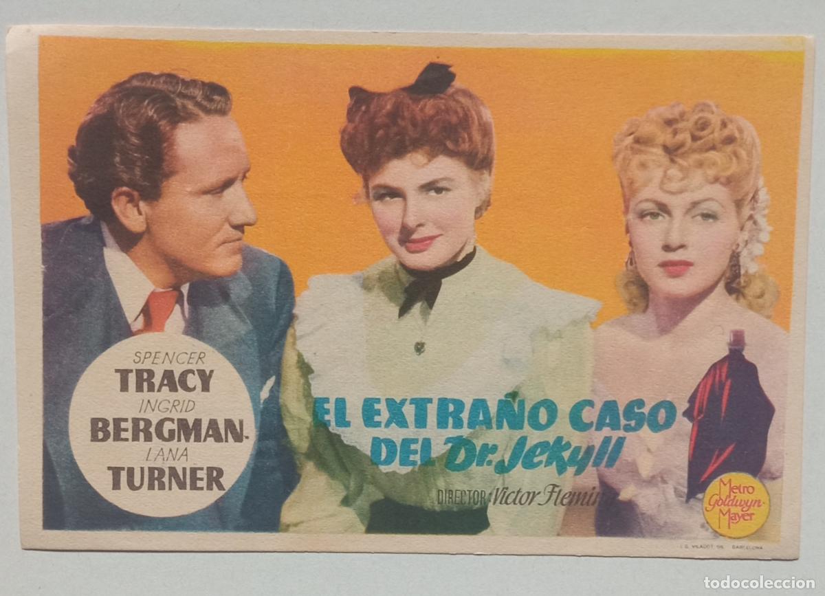 Cine: PROGRAMA DE CINE. SPENCER TRACY. EL EXTRA&Ntilde;O CASO DEL DR. JEKYLL. SELLO CINE AVELLANEDA. LAS PALMAS