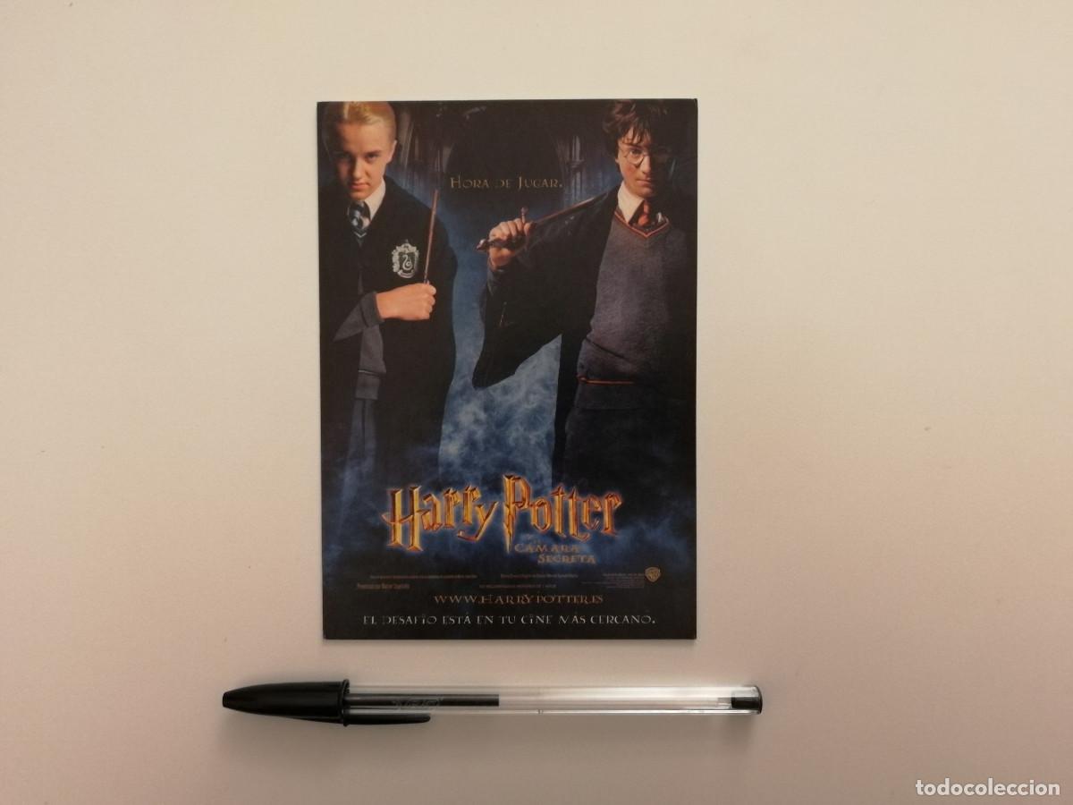 Cine: POSTAL PUBLICITARIA ORIGINAL -10*15- Harry Potter y la c&aacute;mara secreta