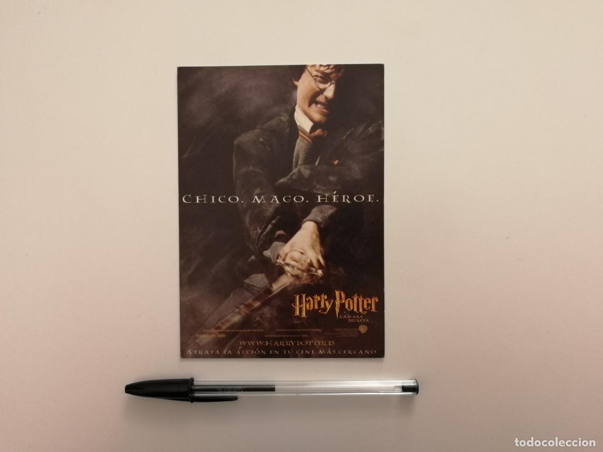 Cine: POSTAL PUBLICITARIA ORIGINAL -10*15- Harry Potter y la c&aacute;mara secreta