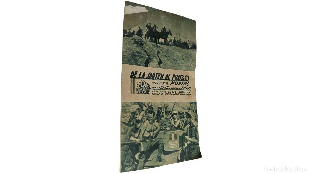 Cine: PROGRAMA DE CINE ANTIGUO &rdquo;DE LA SART&Eacute;N AL FUEGO&rdquo; - CINEMA CASINO DE GAV&Aacute; - 1941