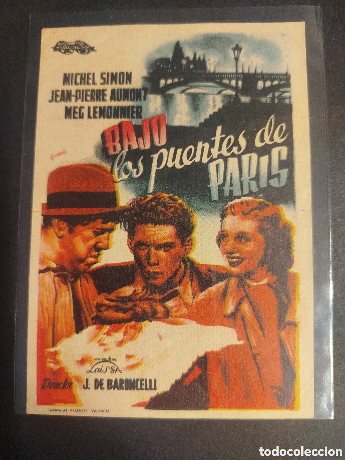 Cine: BAJO LOS PUENTES DE PARIS S/PUBLICIDAD