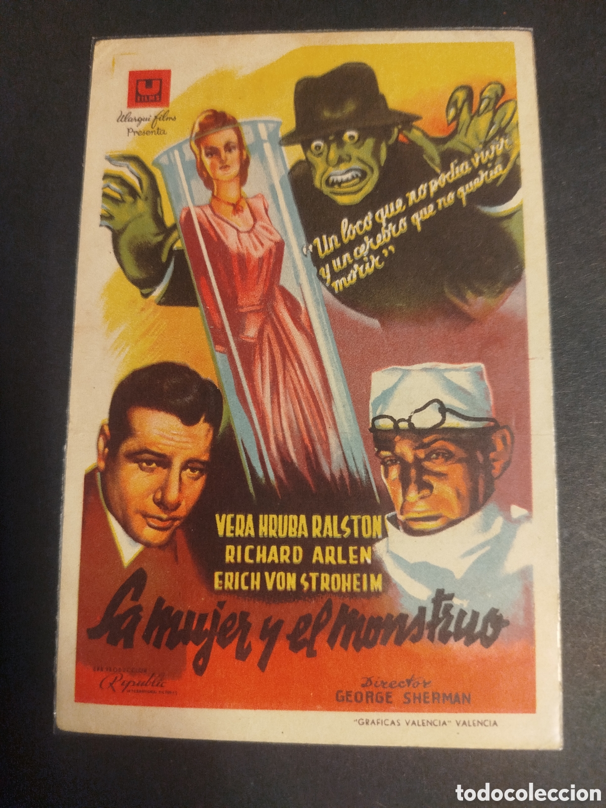 Cine: LA MUJER Y EL MONSTRUO C/PUBLICIDAD - Foto 1