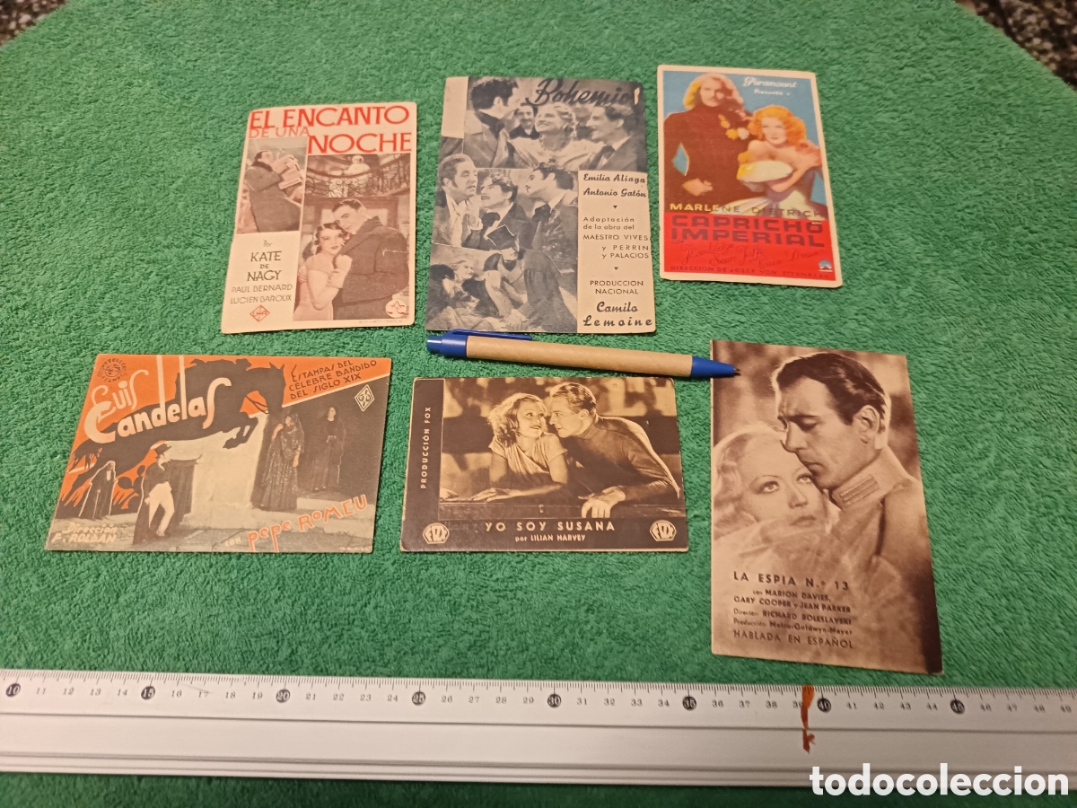 Cine: 10/ X 6 PROGRAMAS DE CINE A&Ntilde;OS 30