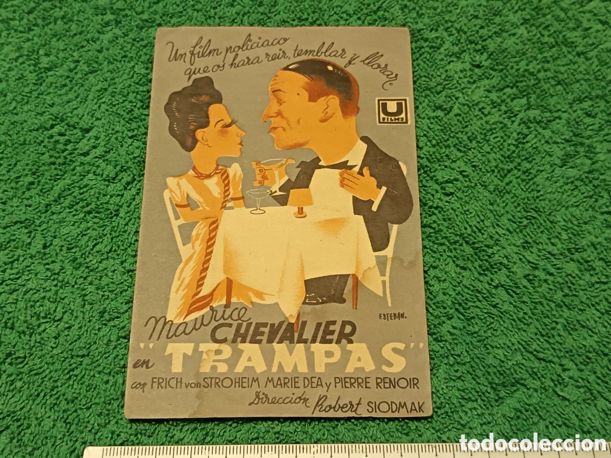 Cine: 50/ PROGRAMA DE CINE SENCILLO , 1941, TRAMPAS